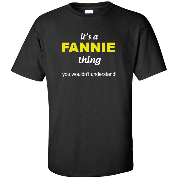 t-shirt for Fannie