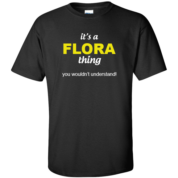 t-shirt for Flora