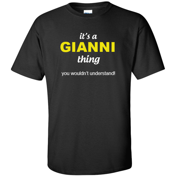 t-shirt for Gianni