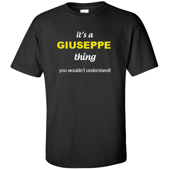 t-shirt for Giuseppe