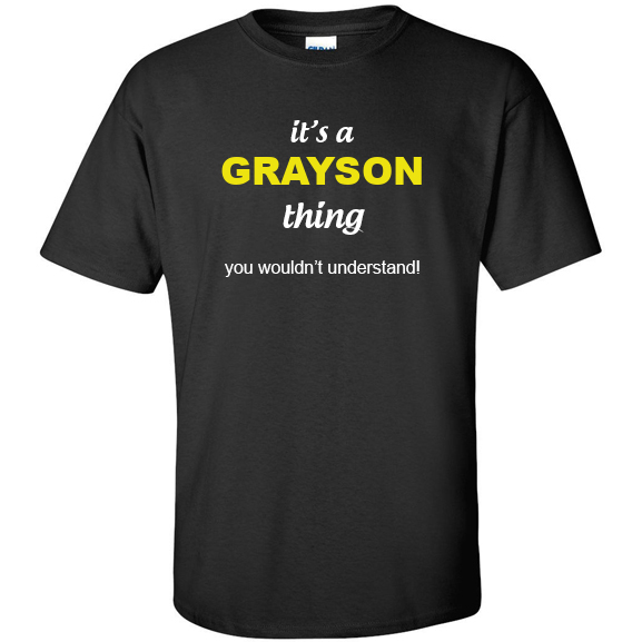 t-shirt for Grayson