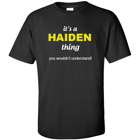 t-shirt for Haiden