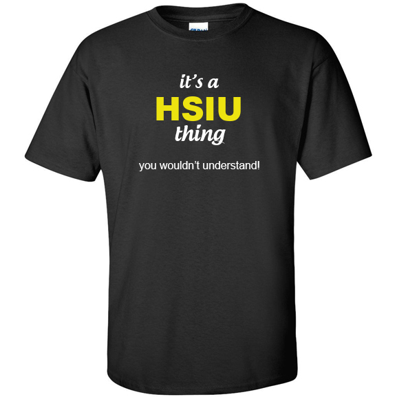 t-shirt for Hsiu