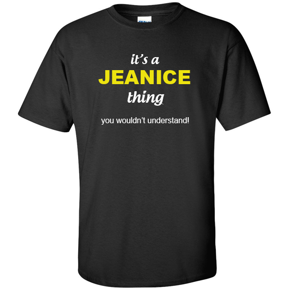 t-shirt for Jeanice