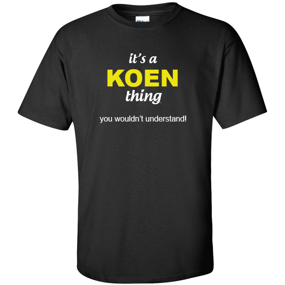 t-shirt for Koen