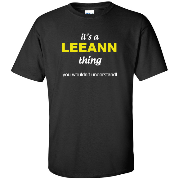 t-shirt for Leeann