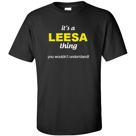 t-shirt for Leesa