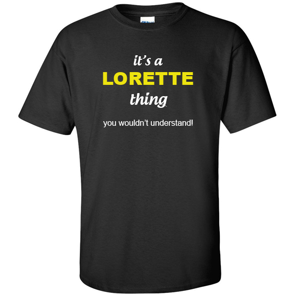 t-shirt for Lorette