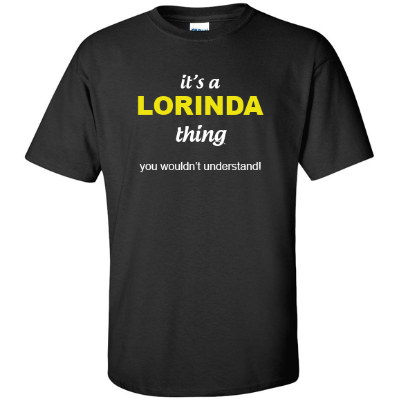t-shirt for Lorinda