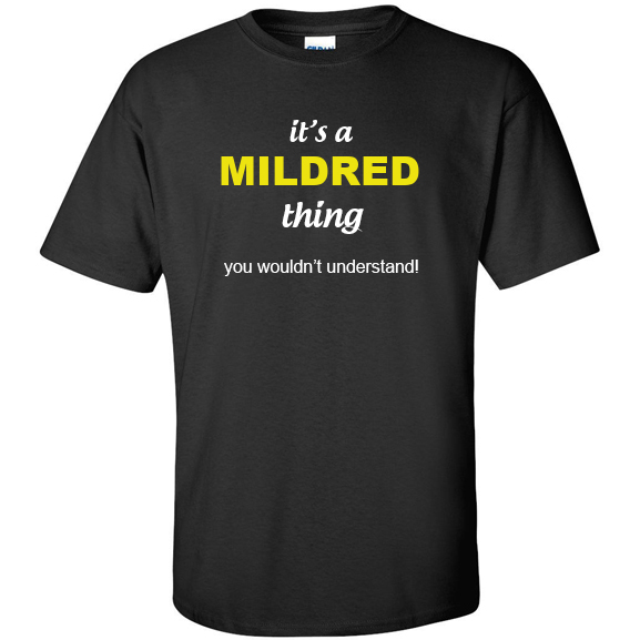 t-shirt for Mildred