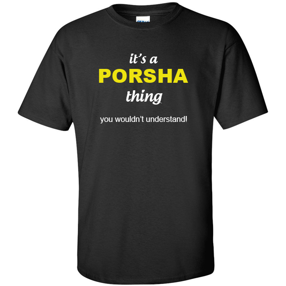 t-shirt for Porsha