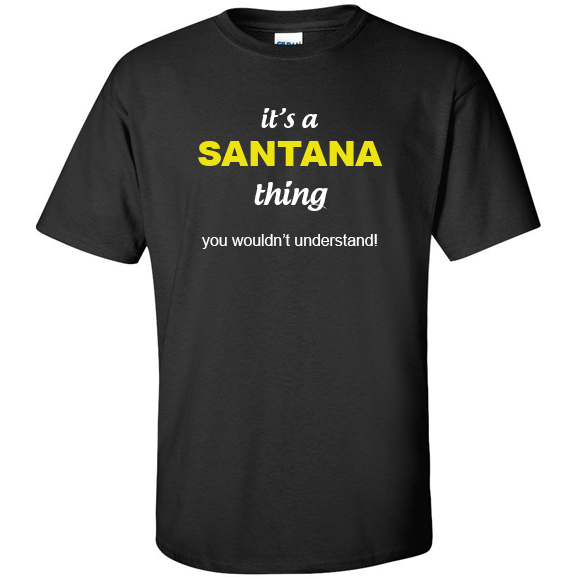 t-shirt for Santana
