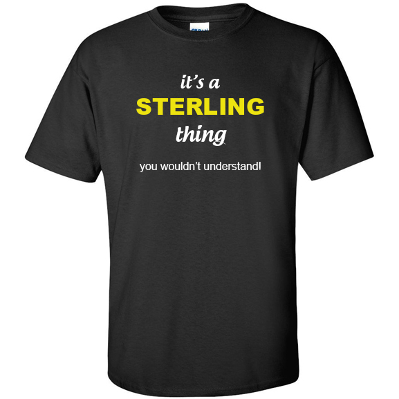 t-shirt for Sterling