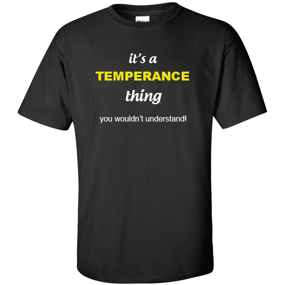 t-shirt for Temperance