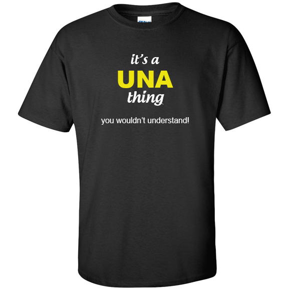 t-shirt for Una