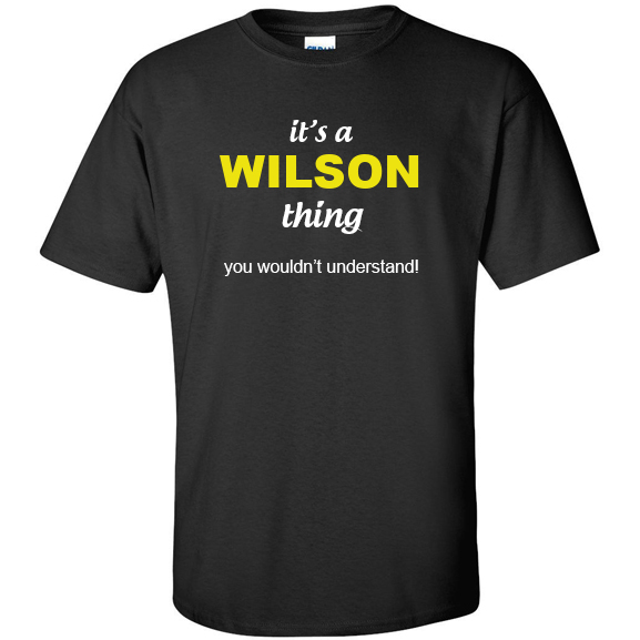 t-shirt for Wilson