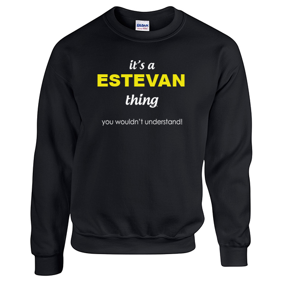 It's a Estevan Thing, You wouldn't Understand Sweatshirt