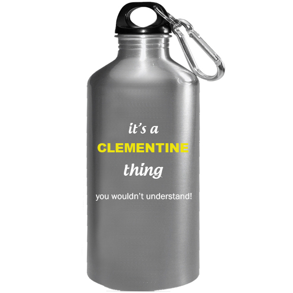 It's a Clementine Thing, You wouldn't Understand Water Bottle